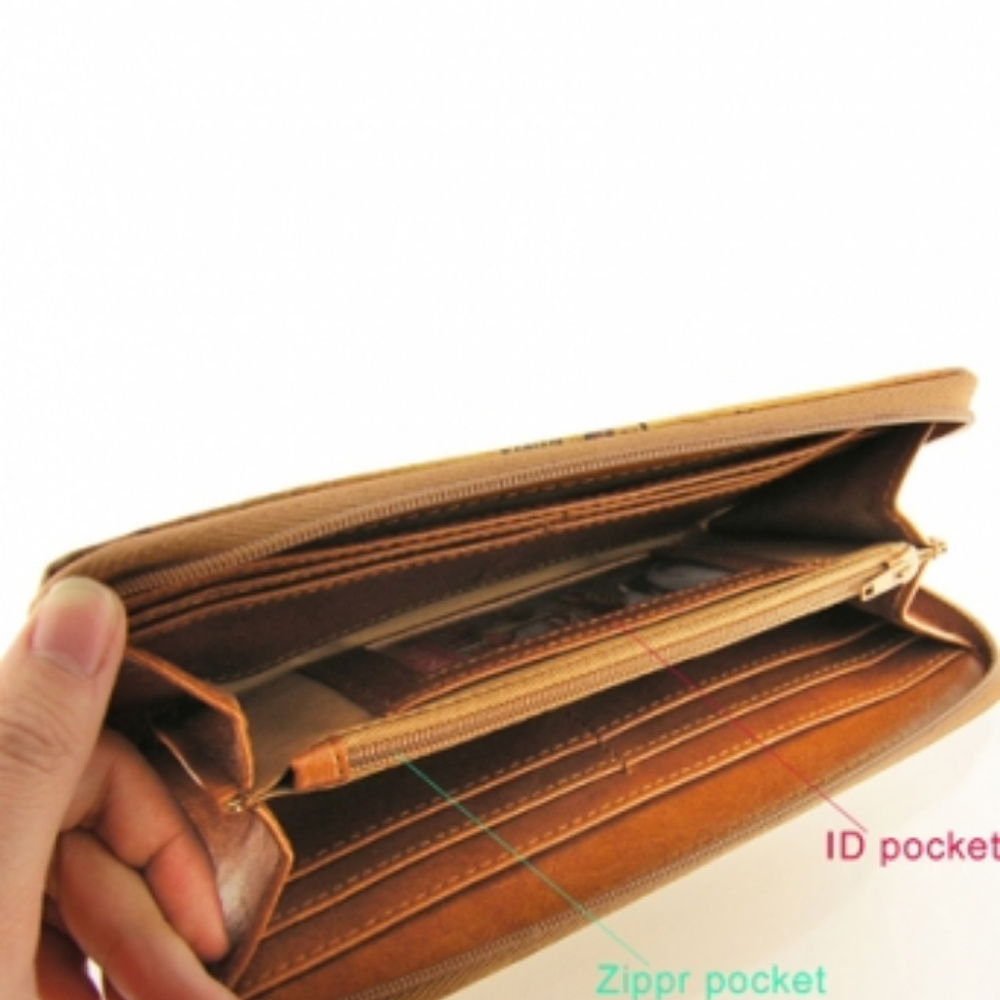Hummingbird Large vegan clutch/wristlet wallet - Picture 4 of 5